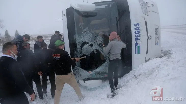 Konya’dan art arda kötü haber: 2 tur otobüsü devrildi: Rus turist öldü, çok sayıda yaralı var