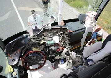 Erzincan Üzümlü'de akılalmaz kaza!