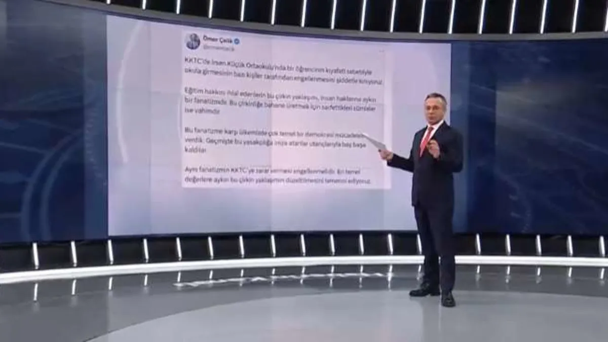 KKTC'deki başörtü engeline tepki!