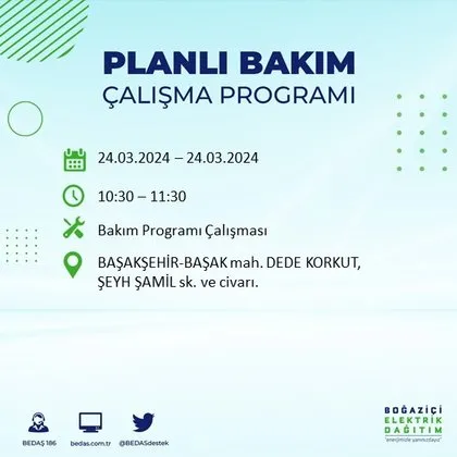 İstanbul’da elektrik kesintisi! BEDAŞ’tan çok sayıda ilçeye uyarı! Saat verildi...