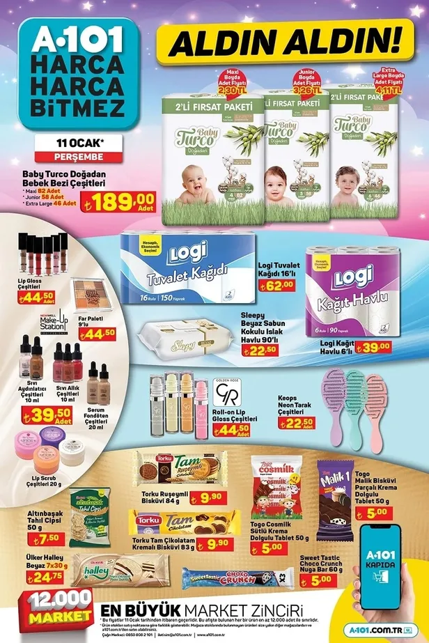 12 Ocak A101 aktüel ürünler kataloğu yayınlandı! A101’de Dik süpürge, akıllı TV ve saat, kablosuz kulaklık ve daha yüzlerce ürün ucuza satılacak