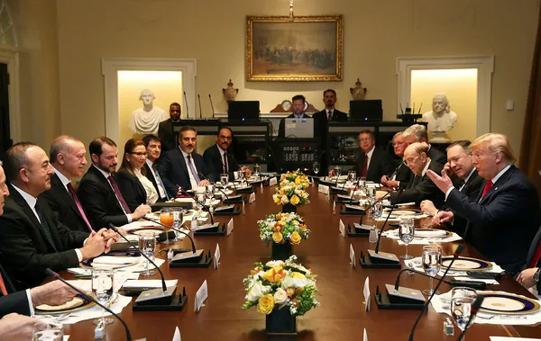 Dünyanın gözü Başkan Erdoğan - Trump görüşmesindeydi! Trump: Ticaret hacmimizi 100 milyar dolara çıkaracağız