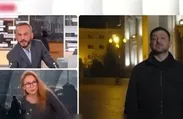 Zelenskiy ile canlı yayında bomba alarmı! Fransız TV kanalı tahliye edildi