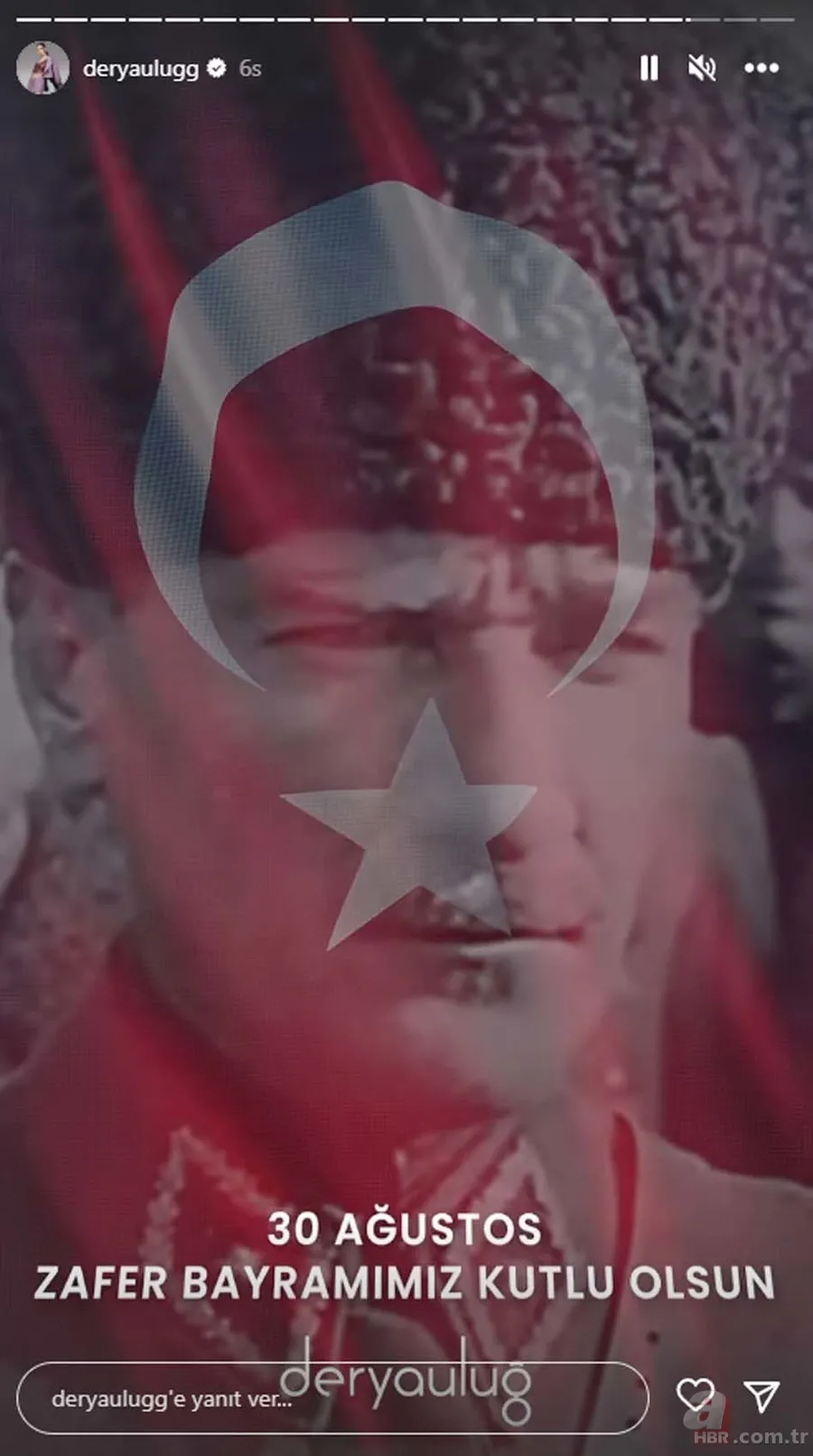 Sanat dünyasının 30 Ağustos Zafer Bayramı coşkusu! Paylaşımlar peş peşe geldi! “Hep var olsun Türkiye’m” 14