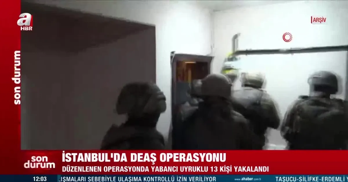 İstanbul'da DEAŞ operasyonu