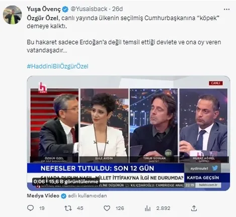 1683058960017.jpg CHP'li Özgür Özel'den seçimlere günler kala hadsiz benzetme! Başkan Erdoğan ve AK Parti'ye gönül verenler için "hırlıyorlar" dedi - 5