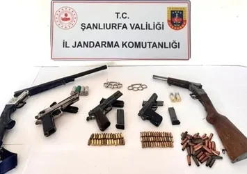 Şanlıurfa'da silah kaçakçılığı operasyonu 10 gözaltı