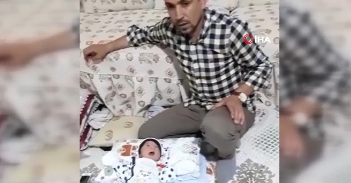 Başkan Erdoğan, evlat nöbetindeki ailenin yeni doğan çocuğuna "Hamza" ismini verdi | Video