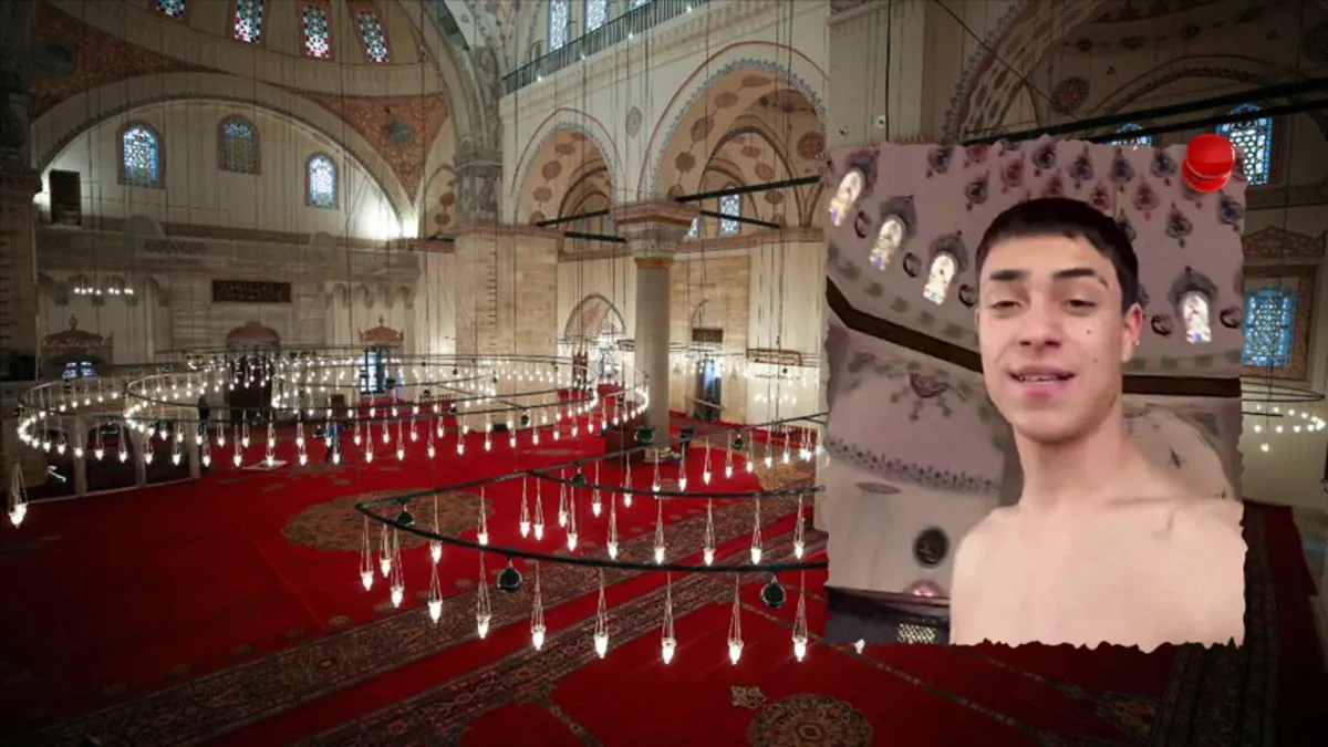 Kutsal mekanda skandal rezalet: Camide yarı çıplak video çekti