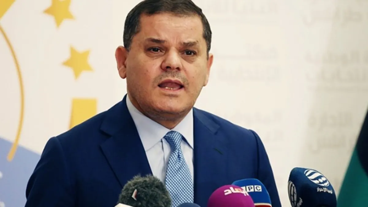 Libya Başbakanı Dibeybe Trablus'taki saldırıların ardından kanaat önderleriyle toplantı gerçekleştirdi