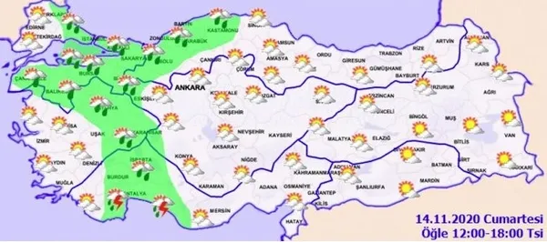 İstanbullulara Cumartesi günü için yağmur uyarısı! - 5