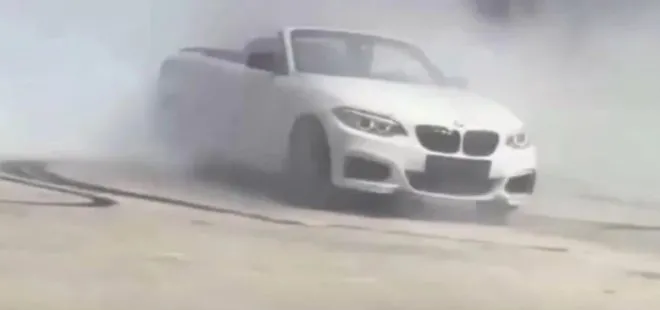 Drift atan sürücünün ehliyeti süresiz iptal edildi