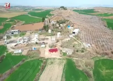 Adıyaman’da çiçek açan badem bahçeleri