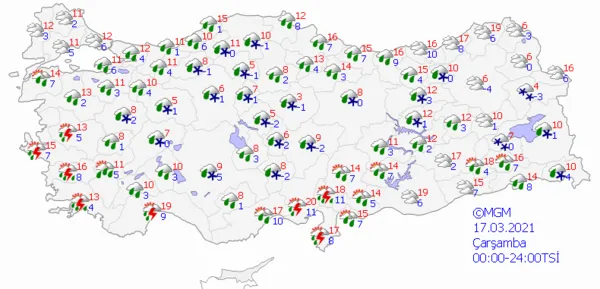 1615836170410.png Meteoroloji'den flaş karla karışık yağmur uyarısı! Hava sıcaklıkları düşüyor! İstanbul Ankara İzmir hava durumu - 8