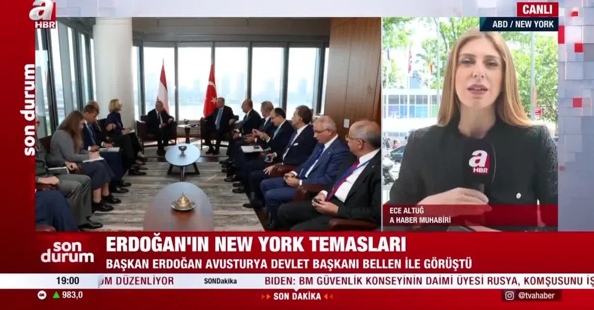 Başkan Erdoğan Avusturya Devlet Başkanı Bellen ile görüştü