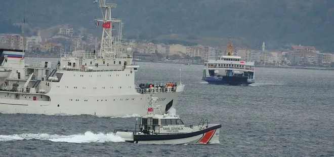 Rus istihbarat gemisi Donuzlav Çanakkale Boğazı’ndan geçti