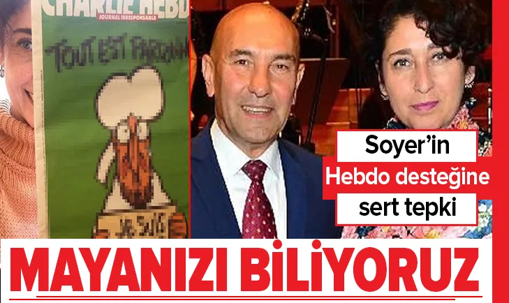 Hebdo'ya destek veren Soyer'e sert tepki