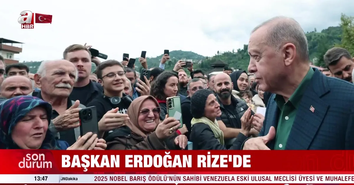 Başkan Erdoğan Rize'de!