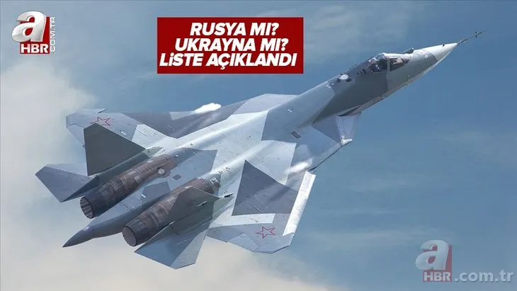 ABD’liler hava kuvvetleri güç listesini açıkladı! Türkiye damga vurdu