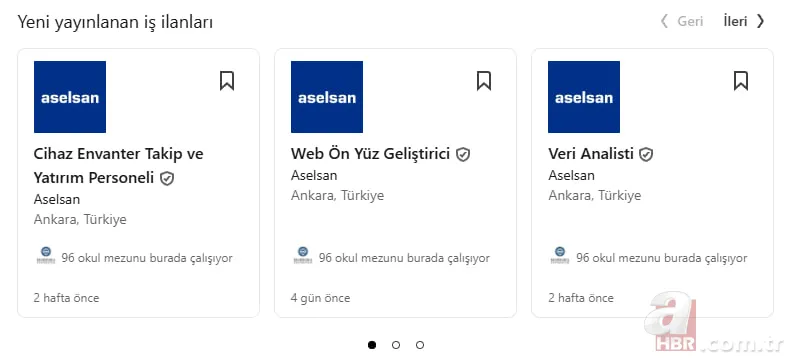 ASELSAN KPSS şartsız personel alıyor: İşte kadrolar 3