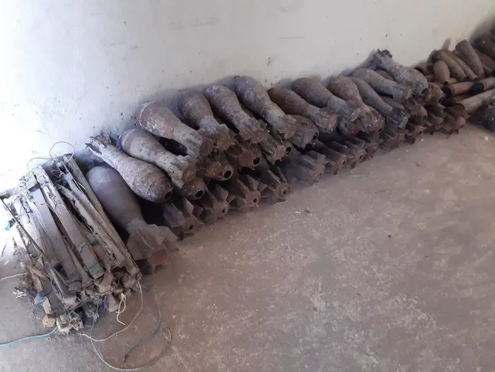 Tel Abyad'da YPG/PKK'ya ait mayın eğitim ve depolama tesisi bulundu - 1