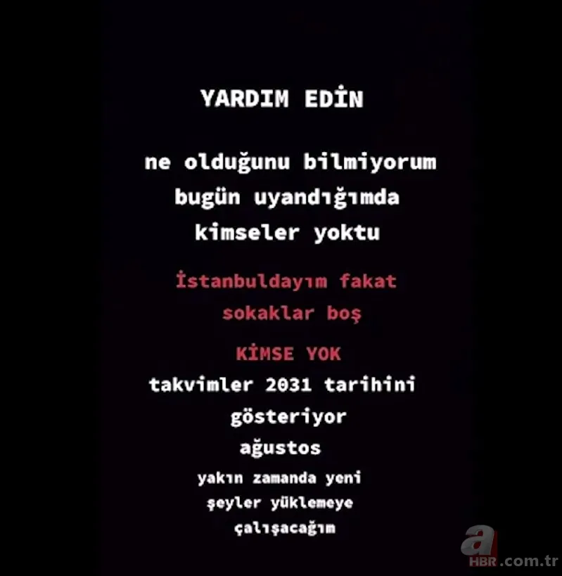 Türkiye'nin ilk zaman yolcusu! 'Tarihler 2031’i gösteriyor' dedi İstanbul'un boş sokaklarını sosyal medyadan paylaştı 1
