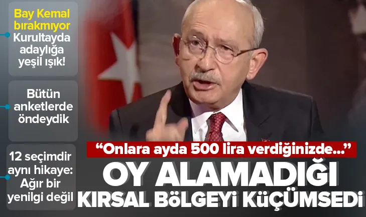 Ağır bir yenilgi olarak görmek kabul edilemez