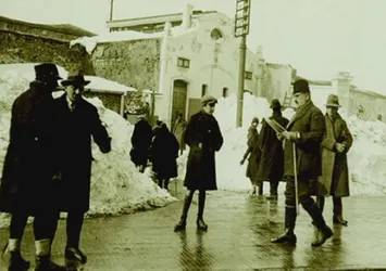 İstanbul'da eski kış manzaraları