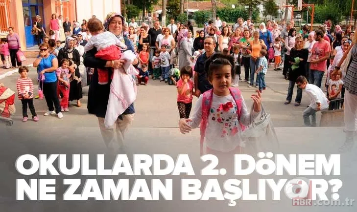 Okullarda 2. dönem ne zaman başlıyor? MEB 15 günlük yarıyıl tatili hangi tarihte bitecek? 2023 sömestr tatili süresi uzatıldı mı? 1