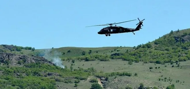 PKK'LI TERÖRİSTLERE HAVA DESTEKLİ OPERASYON