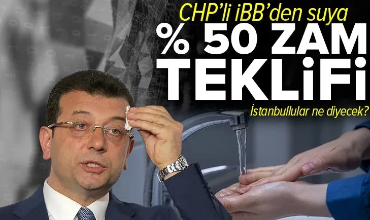 Son dakika: CHP’li İBB Yönetimi suya yüzde 50 zam yapmak istiyor! AK Parti’li Mehmet Tevfik Göksu duyurdu