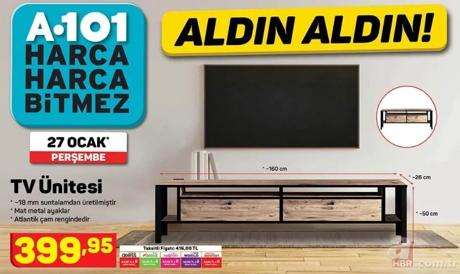 A101 27 Ocak 2022 kataloğu: A101'de bu hafta neler var? Teknoloji, elektronik, züccaciye, tekstil indirimleri... 10
