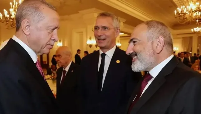 Başkan Erdoğan Ermenistan Başbakanı Paşinyan ile görüştü