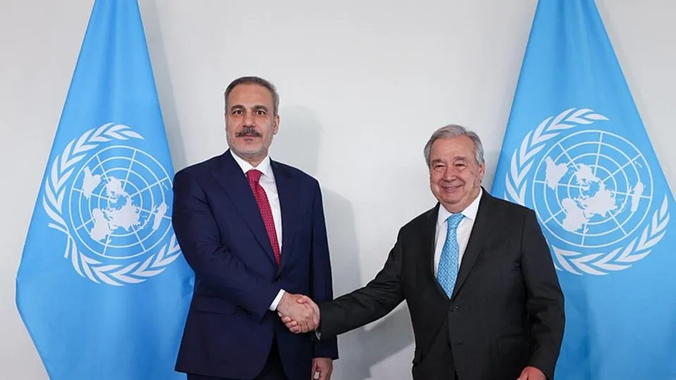 Bakan Fidan Guterres ile bir araya geldi! New York’ta Kıbrıs görüşmesi