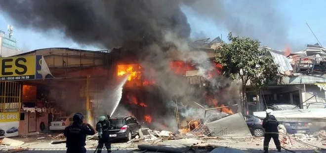 Samsun’da sanayi sitesinde patlama sonrası yangın! Yaralılar var