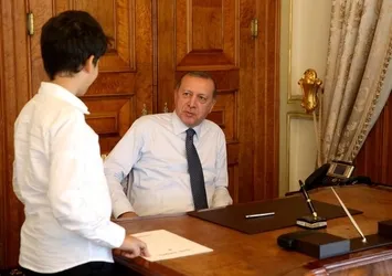 Cumhurbaşkanı Erdoğan'dan torun paylaşımı