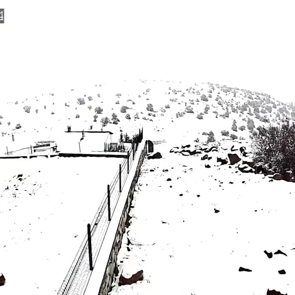 Başkentte bahar sonu kar sürprizi