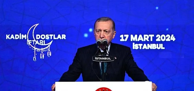 Başkan Erdoğan ’Kadim Dostlarla İftar Programı’nda konuştu: Şehirlerimizi fetret devrine soktular