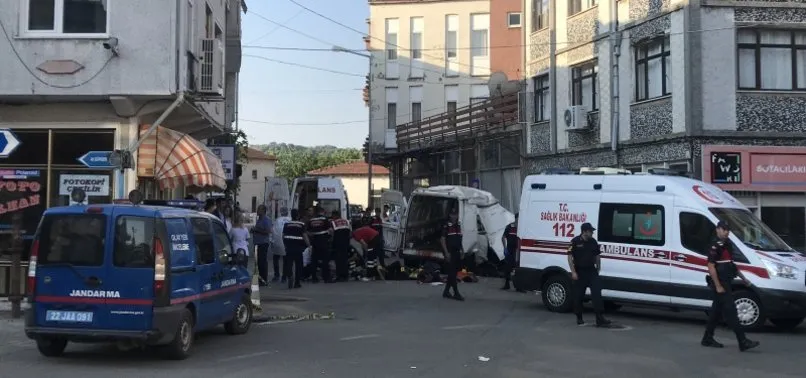 EDİRNE'DE FACİA! ÇOK SAYIDA ÖLÜ VAR