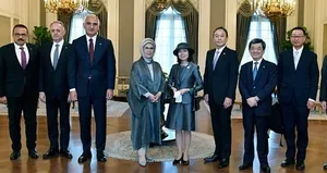 Emine Erdoğan Japonya Altes Prensesi Mikasa’yı kabul etti