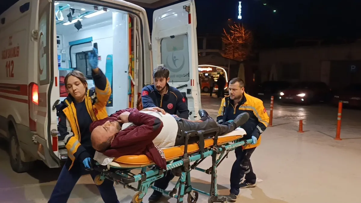 İnegöl’de aile içi tartışma silahlı kavgaya dönüştü: 1 yaralı