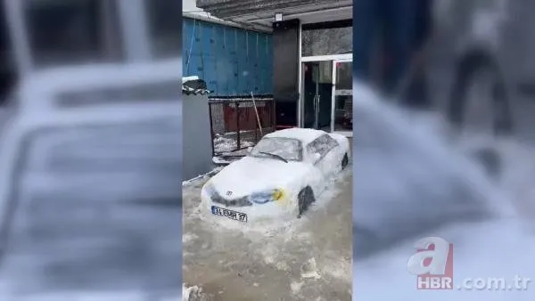 Gören gerçek sandı! Kardan otomobili 65 bin TL’ye satışa çıkardı