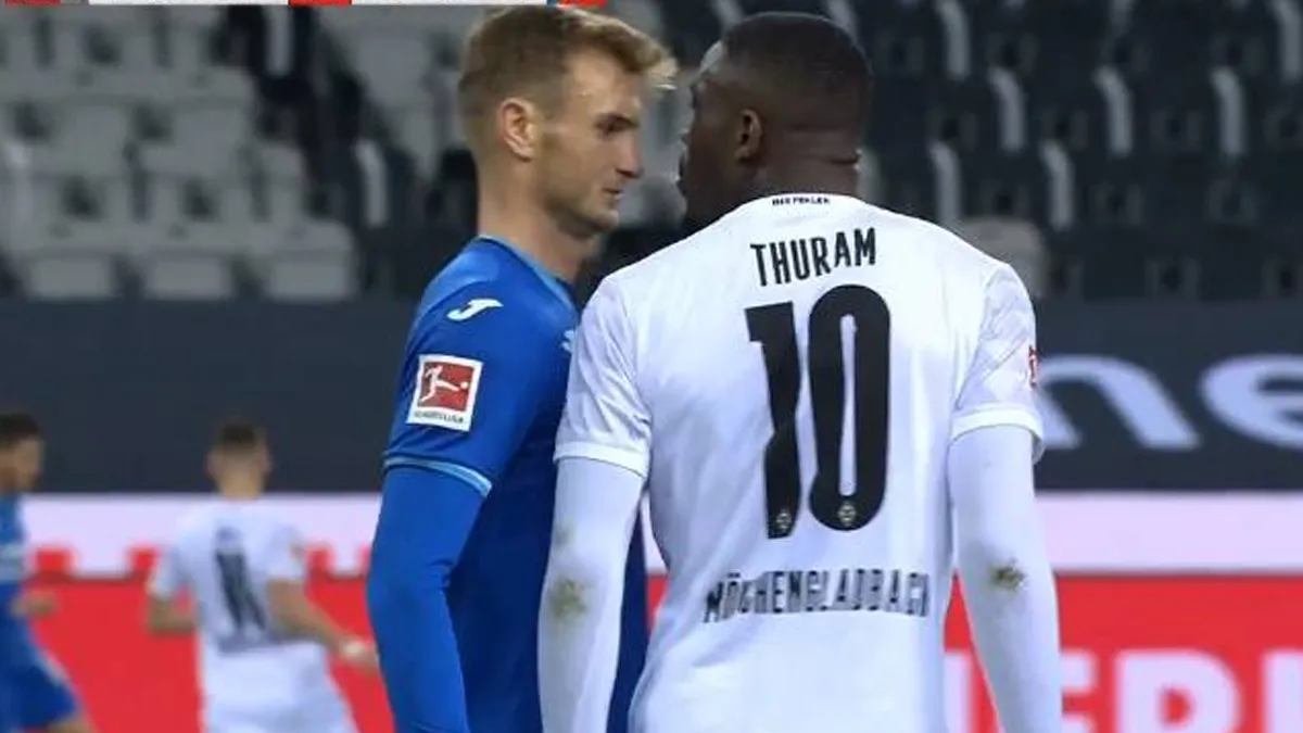 Bundesliga'da tükürük skandalı! Marcus Thuram için ağır ceza bekleniyor