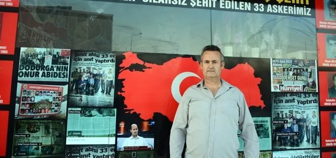 33 askerin şehit edildiği katliamdan kurtulan Adanalı Erkan Omay 29 yıl sonra konuştu! Şehit arkadaşlarını bu afişte topladı