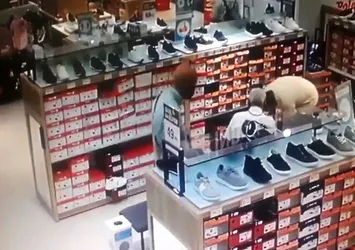 AVM faresi yakalandı! O anlar kamerada