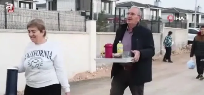 Yozgat'ta mahalle sakinleri imece usulü sokakta toplu iftar yaptı
