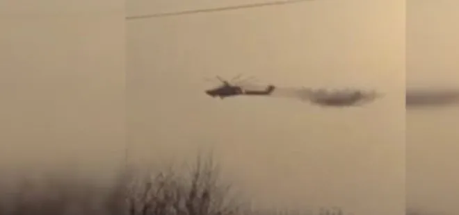 Ukrayna, Rus Mi-28 helikopterini imha ettiği görüntüleri servis etti