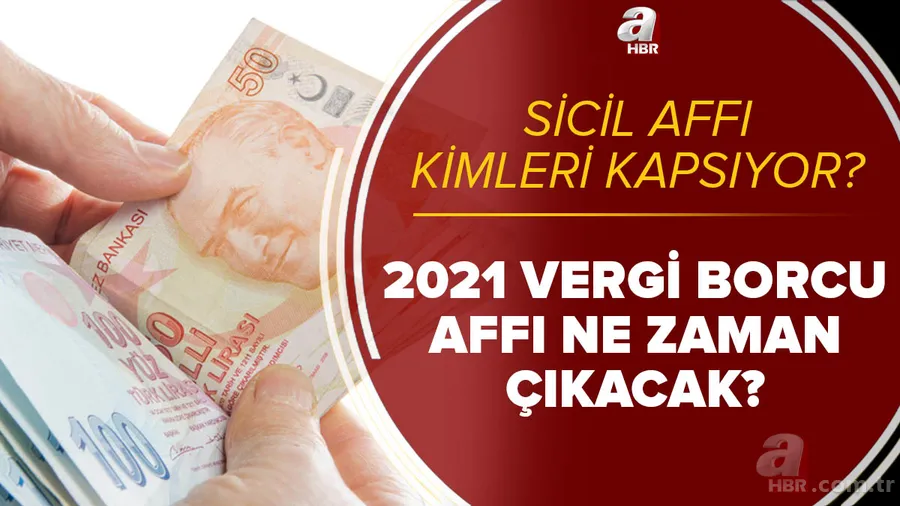 Beklenen açıklama: Banka sicil affı kimleri kapsıyor? 2021 vergi borcu affı ne zaman çıkacak? Prim, trafik cezası... 1