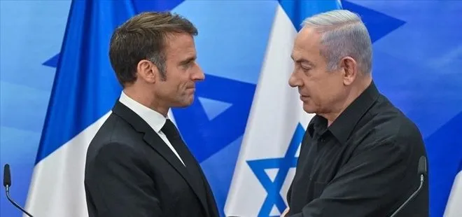 Netanyahu Macron ile görüştü