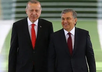 Başkan Erdoğan Özbekistan Cumhurbaşkanı Mirziyoyev ile telefonda görüştü